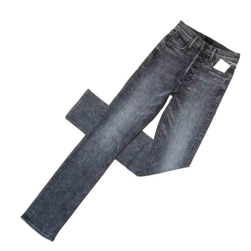 NWT Mother The Pixie Dazzler Skimp in Train Stops Acid Stretch Crop Jeans 24